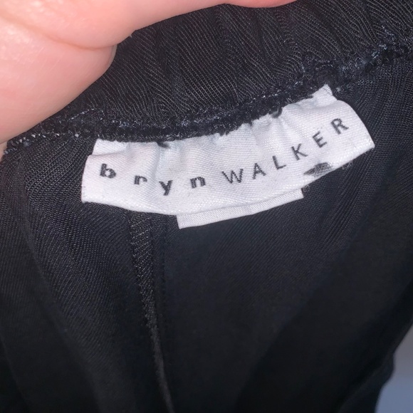 Bryn Walker Wide Leg 100% Tencel Black Pants S - Picture 5 of 10